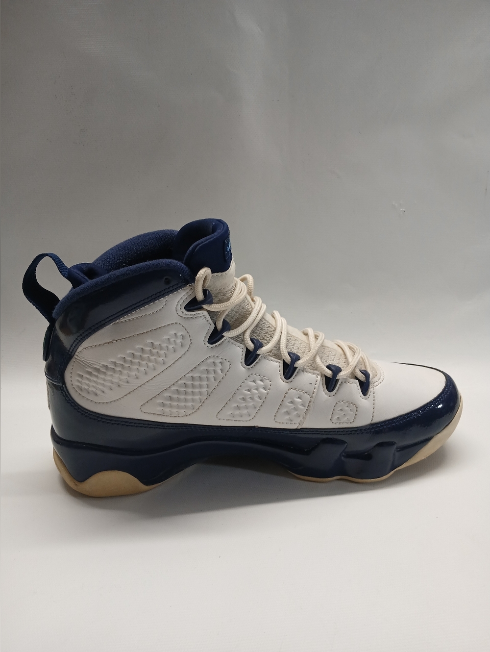 Jordan Men's 9 Retro University   Blue White Basketball Shoes